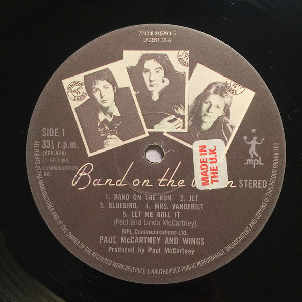 Paul McCartney & Wings ~ Band On The Run (Vinyl) - Djungel & Jazz