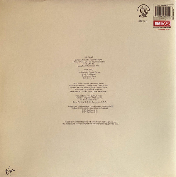 Genesis ~ Selling England By The Pound (Vinyl) - Djungel & Jazz