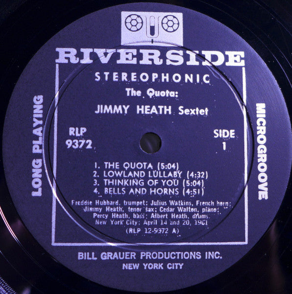 Jimmy Heath : The Quota (LP, Album)