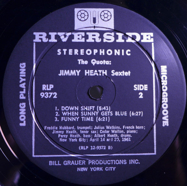 Jimmy Heath : The Quota (LP, Album)