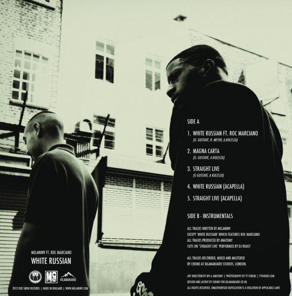 M9 Ft. Roc Marciano ~ White Russian (Vinyl) - Djungel & Jazz
