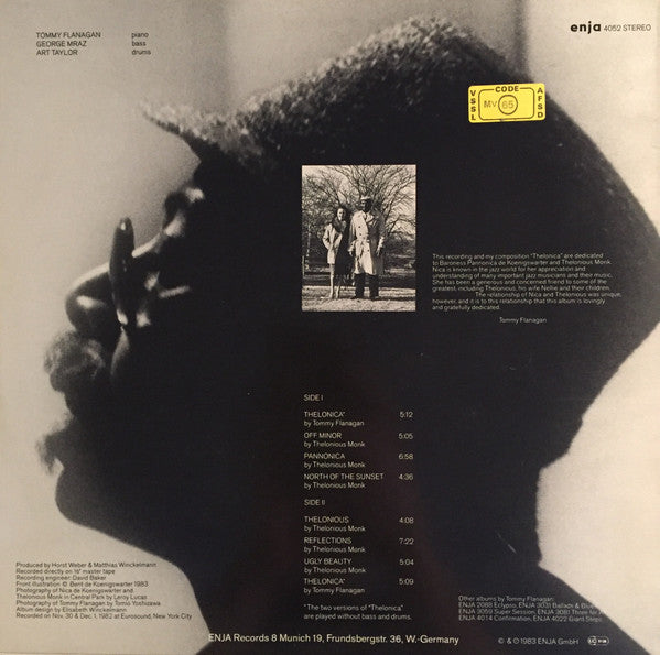Tommy Flanagan ~ Thelonica (Vinyl) - Djungel & Jazz