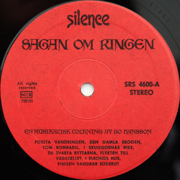 Bo Hansson : Sagan Om Ringen (LP, Album, Sec)