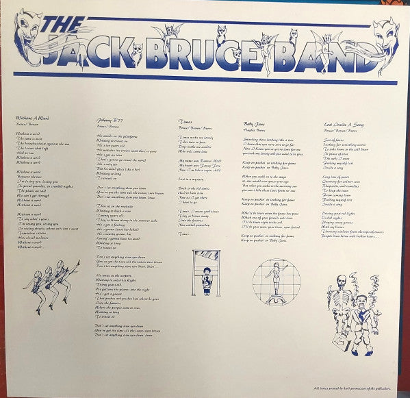 The Jack Bruce Band : How's Tricks (LP, Album)