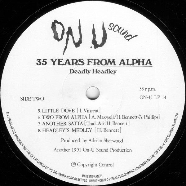 "Deadly" Headley Bennett : 35 Years From Alpha (LP, Album)