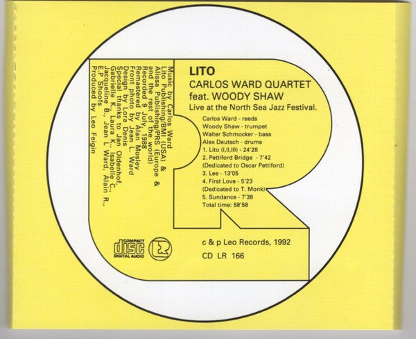 Carlos Ward Quartet Feat. Woody Shaw ~ Lito (Vinyl) - Djungel & Jazz