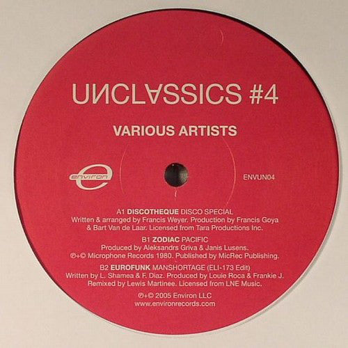 Various : Unclassics #4 (12", Comp)
