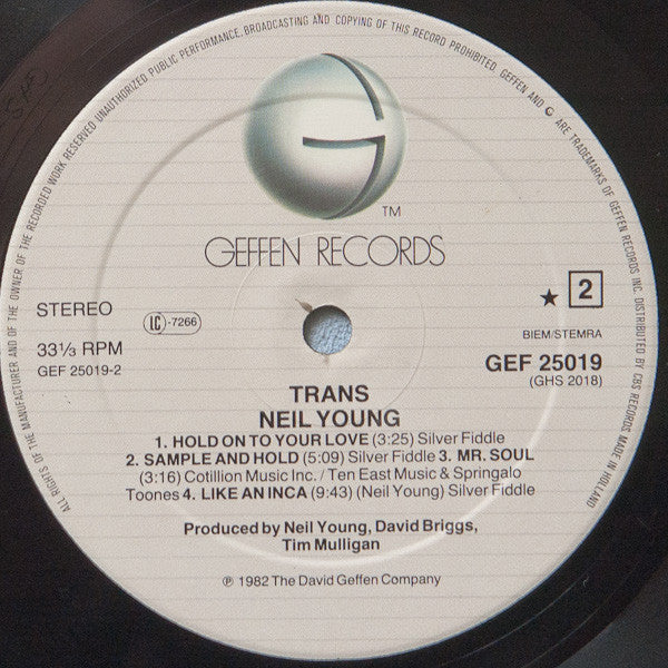 Neil Young ~ Trans (Vinyl) - Djungel & Jazz