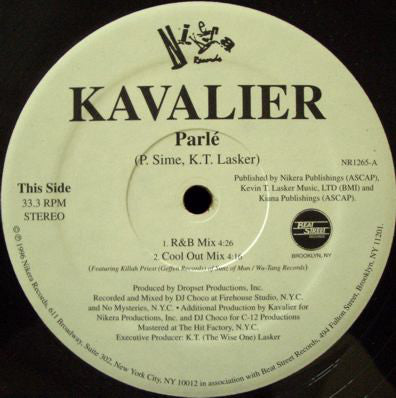 Kavalier ~ Parlé (Vinyl) - Djungel & Jazz