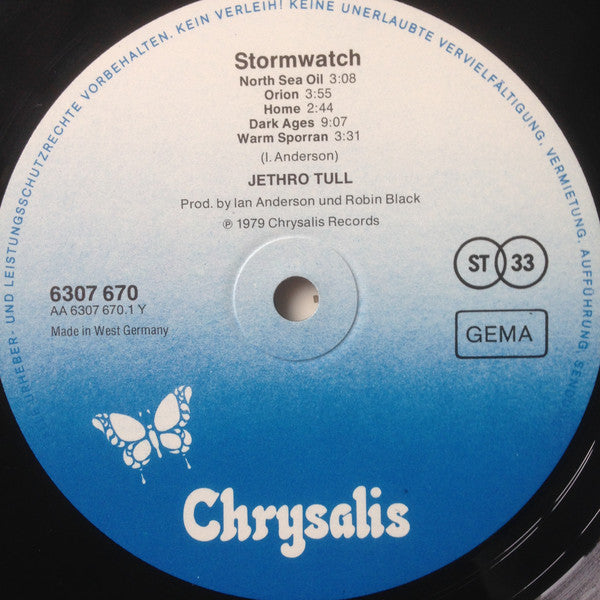 Jethro Tull ~ Stormwatch (Vinyl) - Djungel & Jazz