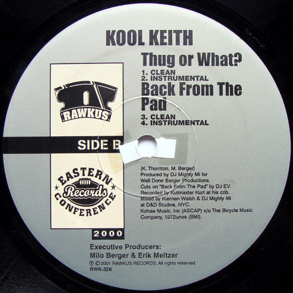 Kool Keith : Stank MC's b/w Thug Or What? (12")