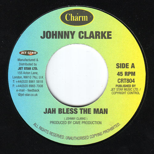 Johnny Clarke ~ Jah Bless The Man (Vinyl) - Djungel & Jazz