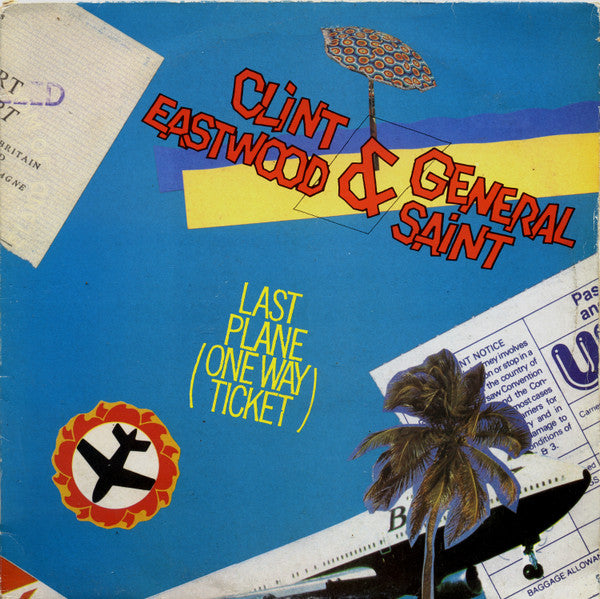 Clint Eastwood And General Saint ~ Last Plane (One Way Ticket) (Vinyl) - Djungel & Jazz