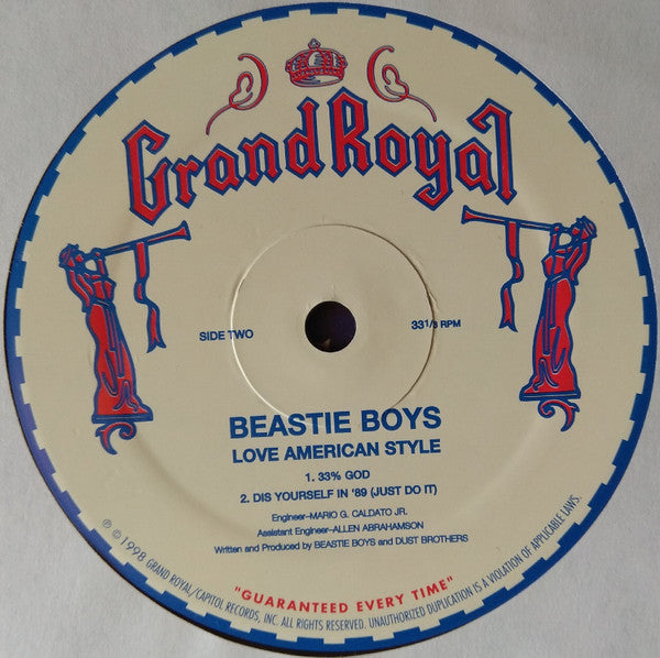 Beastie Boys : Love American Style EP (12", EP, RE)