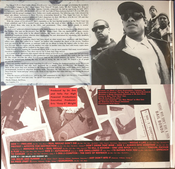 N.W.A. ~ Efil4zaggin / 100 Miles And Runnin' (Vinyl) - Djungel & Jazz