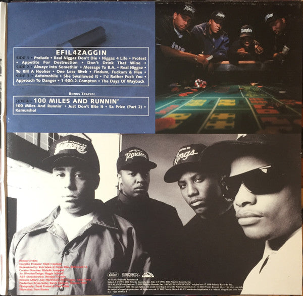 N.W.A. ~ Efil4zaggin / 100 Miles And Runnin' (Vinyl) - Djungel & Jazz