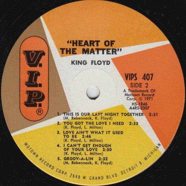 King Floyd ~ Heart Of The Matter (Vinyl) - Djungel & Jazz