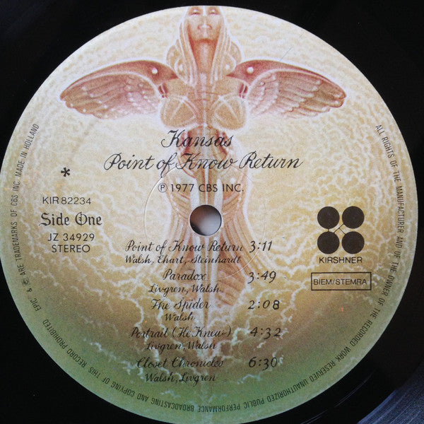 Kansas  ~ Point Of Know Return (Vinyl) - Djungel & Jazz