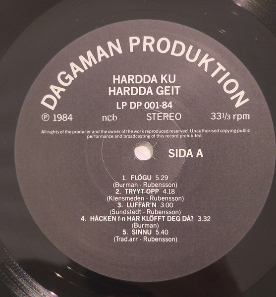 Hârdda Ku Hârdda Geit ~ Hardda Vore Nog... (Vinyl) - Djungel & Jazz