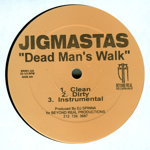 Jigmastas ~ Beyond Real / Dead Man's Walk (Vinyl) - Djungel & Jazz
