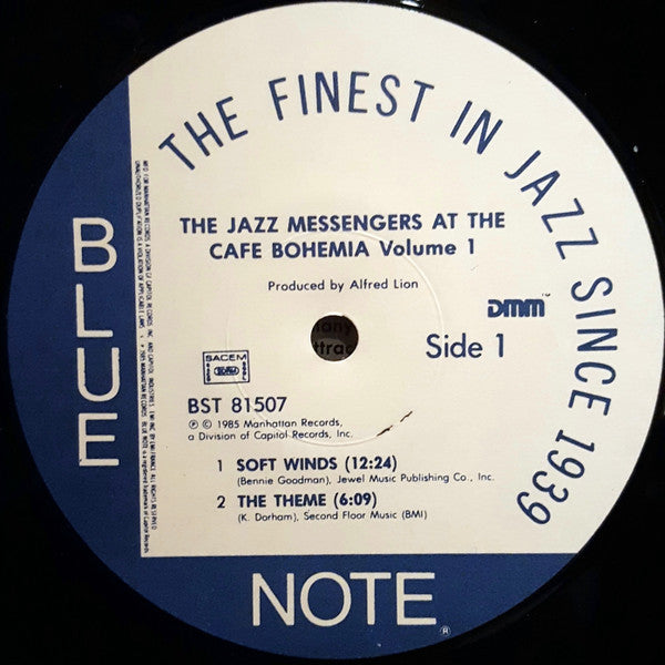 The Jazz Messengers* : At The Cafe Bohemia Volume 1 (LP, Album, RE, RM)
