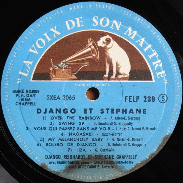 Django Reinhardt, Stéphane Grappelly ~ Django Et Stéphane - 14 Enregistrements Inédits (Vinyl) - Djungel & Jazz