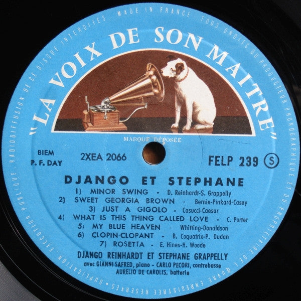Django Reinhardt, Stéphane Grappelly ~ Django Et Stéphane - 14 Enregistrements Inédits (Vinyl) - Djungel & Jazz