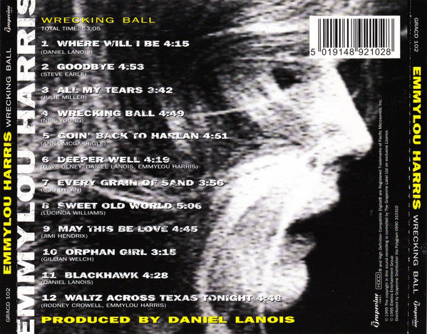 Emmylou Harris ~ Wrecking Ball (Vinyl) - Djungel & Jazz