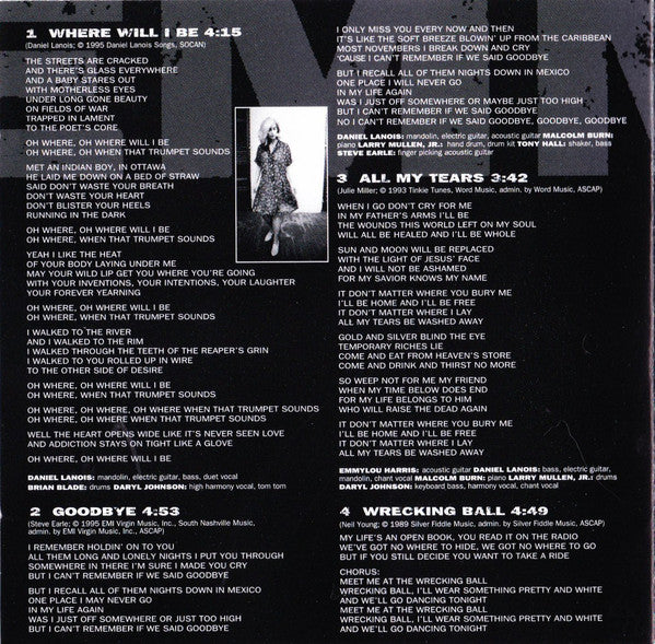 Emmylou Harris ~ Wrecking Ball (Vinyl) - Djungel & Jazz