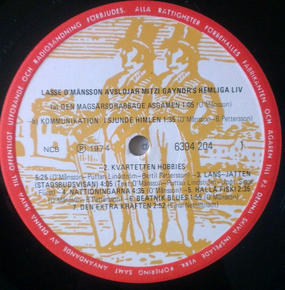 Lasse O'Månsson ~ Lasse O'Månsson Avslöjar Mitzi Gaynor's Hemliga Liv (Vinyl) - Djungel & Jazz