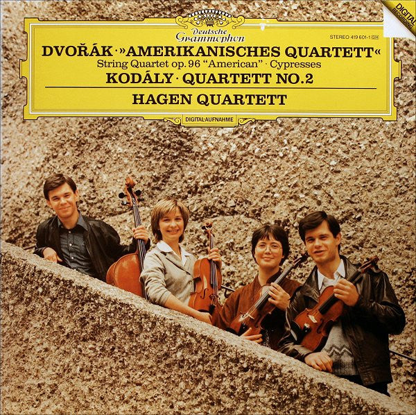 Dvořák / Kodály - Hagen Quartett ~ "Amerikanisches Quartett" • Zypressen (Auswahl) • Quartett No. 2 (Vinyl) - Djungel & Jazz