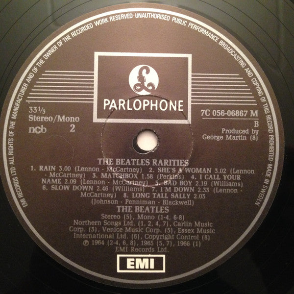 The Beatles ~ Rarities (Vinyl) - Djungel & Jazz