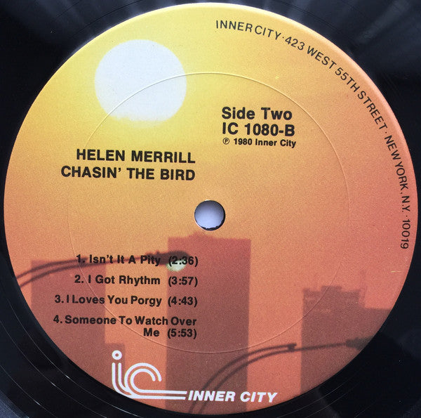 Helen Merrill ~ Chasin' The Bird (Vinyl) - Djungel & Jazz
