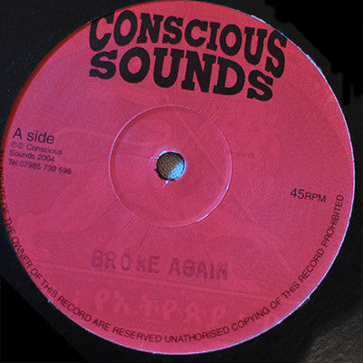 King General / Idren Reality : Broke Again / Twighlight Skank / Crucial & Mighty (12", Sta)