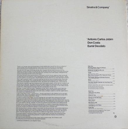 Frank Sinatra ~ Sinatra & Company (Vinyl) - Djungel & Jazz