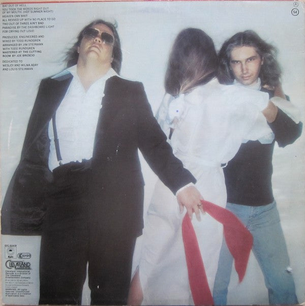 Meat Loaf ~ Bat Out Of Hell (Vinyl) - Djungel & Jazz