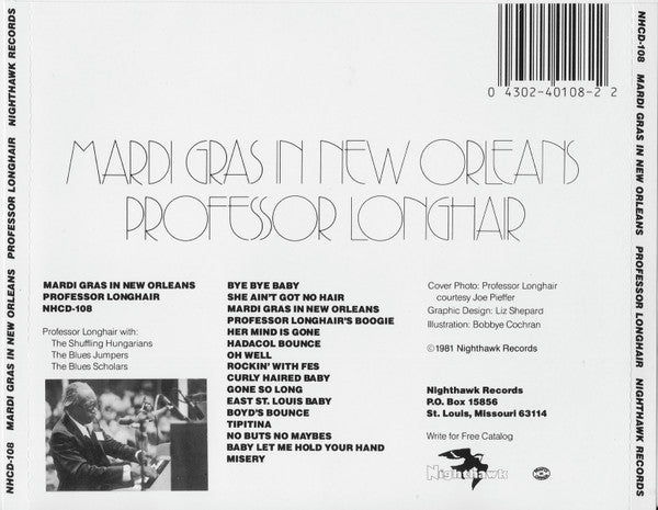 Professor Longhair ~ Mardi Gras In New Orleans (Vinyl) - Djungel & Jazz