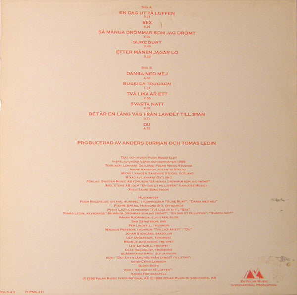 Pugh Rogefeldt ~ Pugh Rogefeldt (Vinyl) - Djungel & Jazz