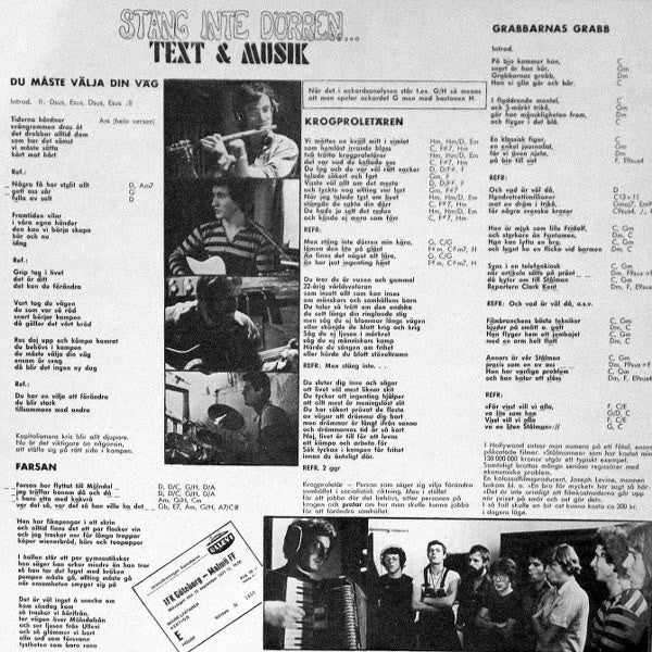 Text & Musik ~ Stäng Inte Dörren... (Vinyl) - Djungel & Jazz