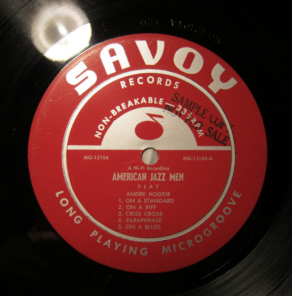 André Hodeir ~ American Jazzmen Play Andre Hodeir's Essais (Vinyl) - Djungel & Jazz
