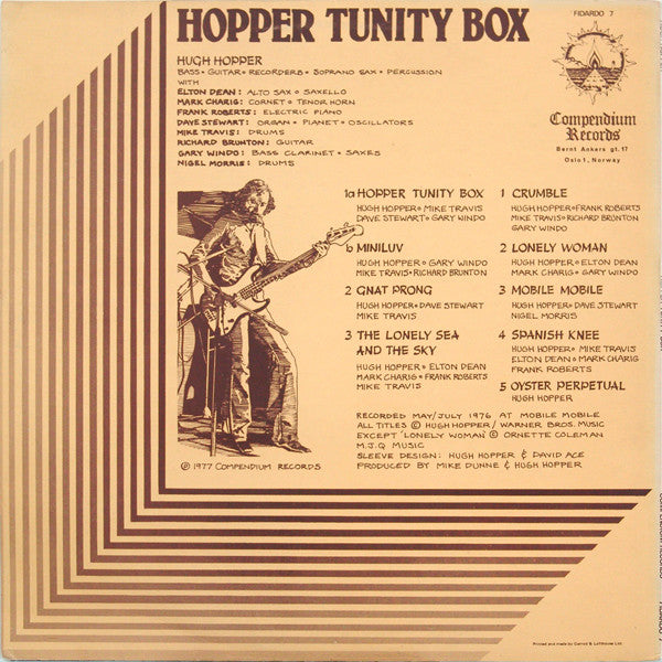 Hugh Hopper ~ Hopper Tunity Box (Vinyl) - Djungel & Jazz