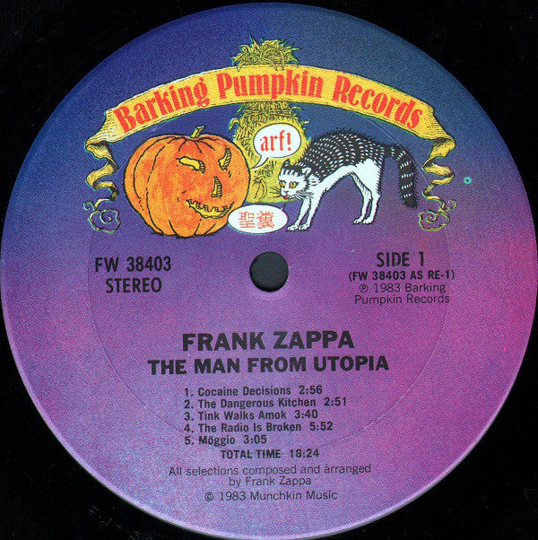 Frank Zappa ~ The Man From Utopia (Vinyl) - Djungel & Jazz