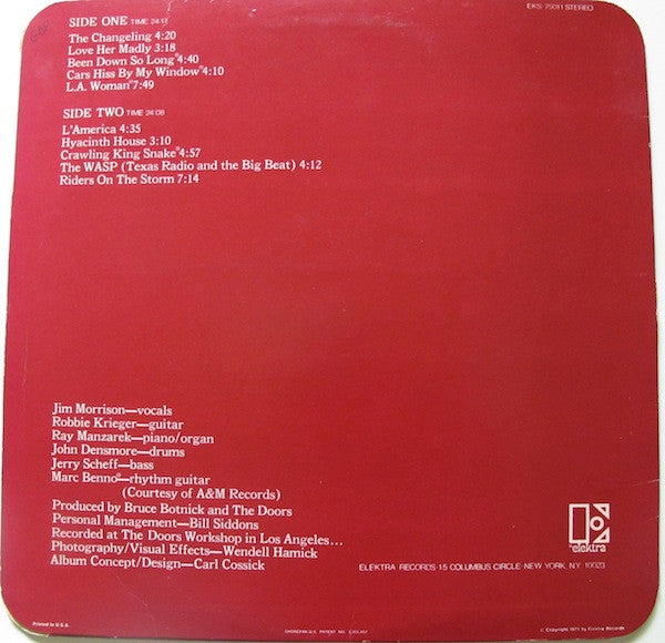 The Doors ~ L.A. Woman (Vinyl) - Djungel & Jazz
