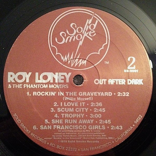 Roy Loney & The Phantom Movers ~ Out After Dark (Vinyl) - Djungel & Jazz