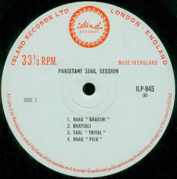 Various ~ Pakistani Soul Session (Vinyl) - Djungel & Jazz