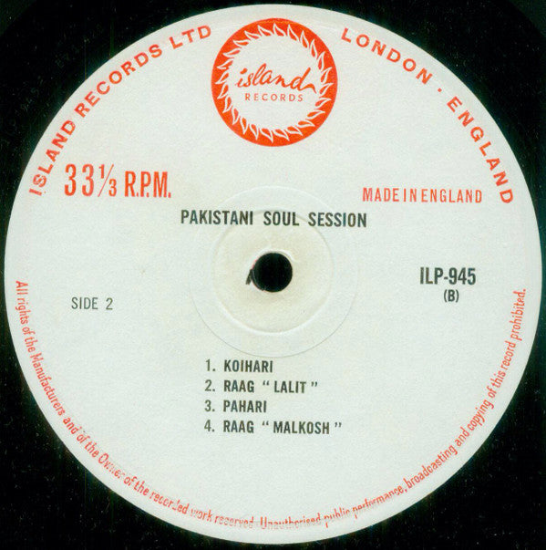 Various ~ Pakistani Soul Session (Vinyl) - Djungel & Jazz