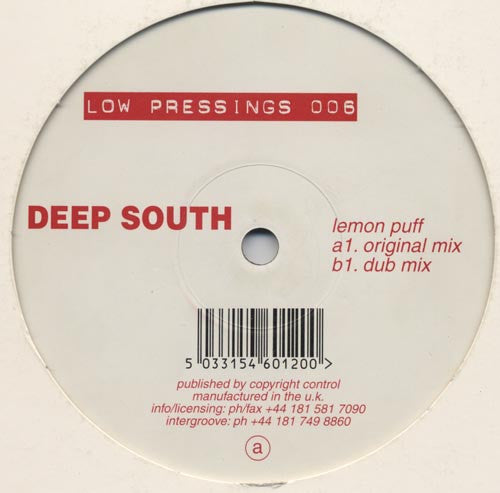 Deep South (6) : Lemon Puff (12")