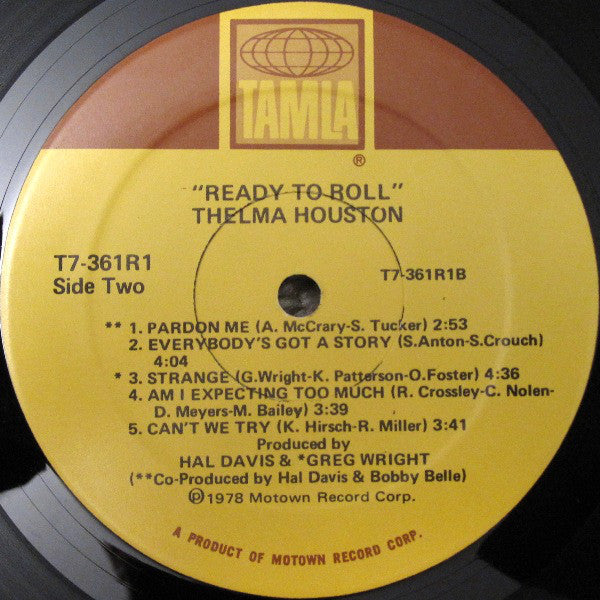 Thelma Houston ~ Ready To Roll (Vinyl) - Djungel & Jazz