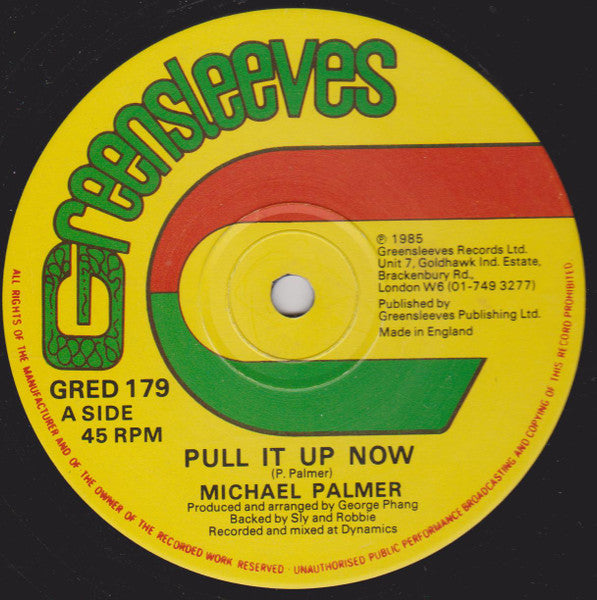 Michael Palmer : Pull It Up Now / Mr. Big Stuff (12")