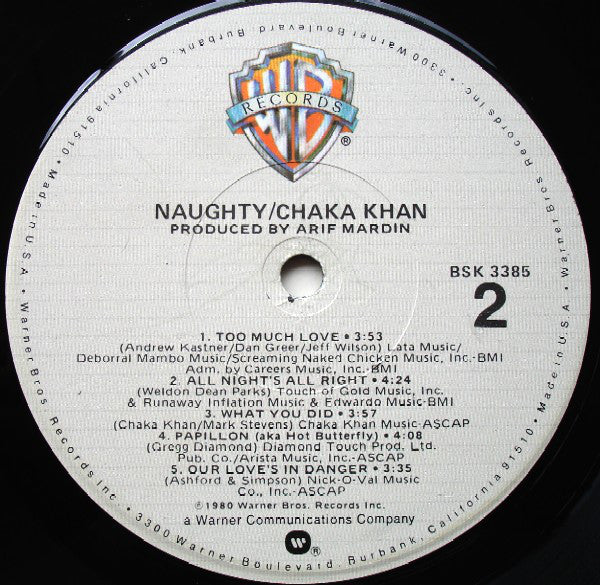 Chaka Khan ~ Naughty (Vinyl) - Djungel & Jazz